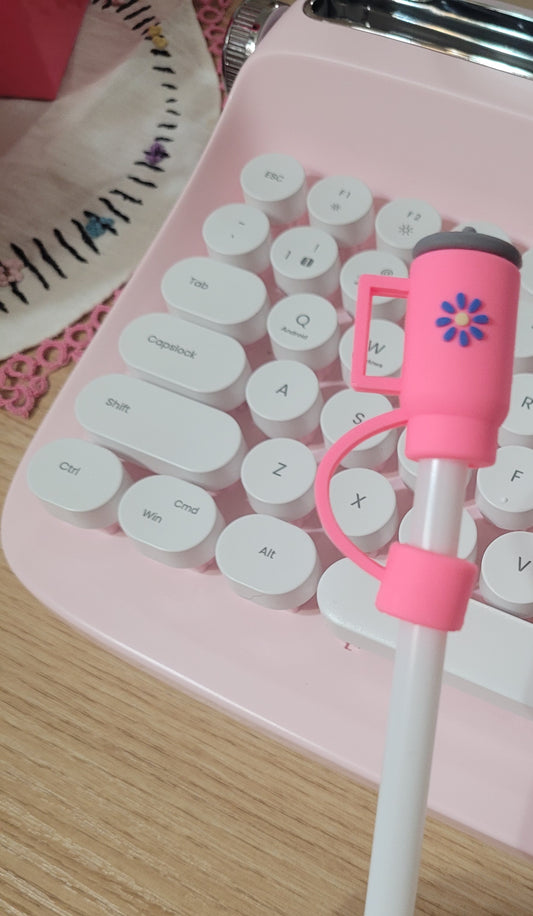 PINK "STANLEY" STRAW COVER